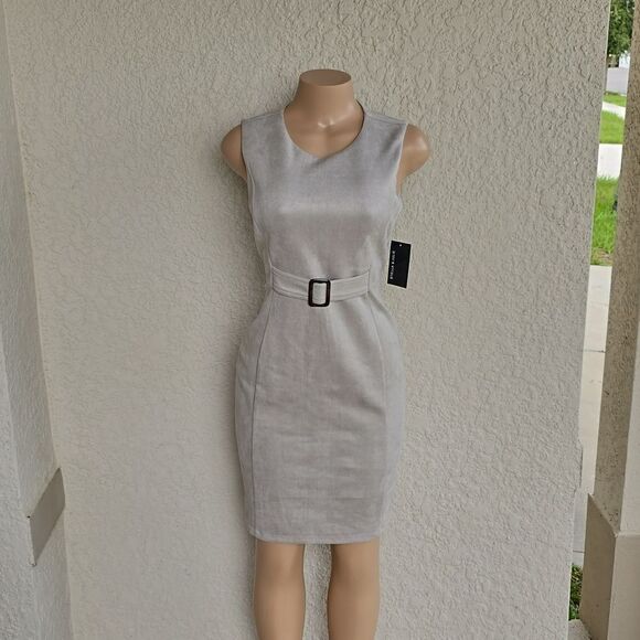 BRAND NEW STELLA &JULE SLEEVELESS ROUND NECK LINE SHEATH DRESS G1 - Picture 5 of 12